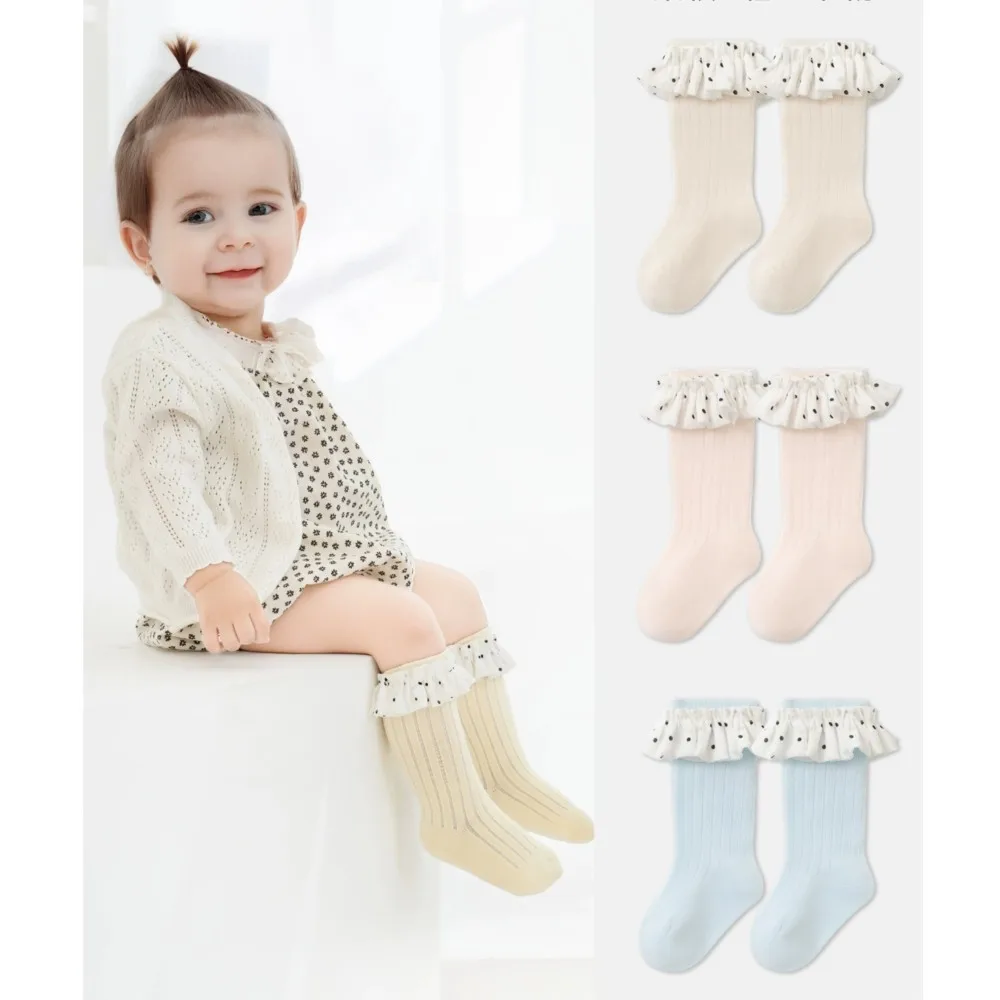 5Pairs Newborn Baby Girl Socks Lace Baby Knee Socks Cotton Socks for Girls Princess Long Autumn 0-5Years Children Stockings
5Pairs Newborn Baby Girl Socks Lace Baby Knee Socks Cotton Socks for Girls Princess Long Autumn 0-5Years Children Stockings