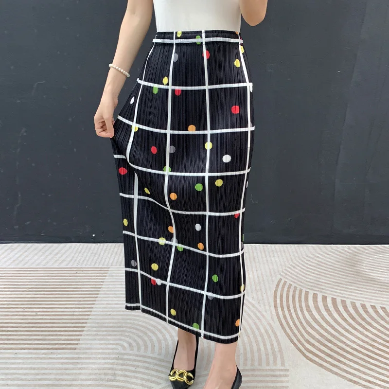 Miyake Pleated Skirt Plisse 2026 Spring/Summer New Plaid Polka Dot Loose Plus Size Jupe Retro Slimming Pleated Straight Skirt
Miyake Pleated Skirt Plisse 2026 Spring/Summer New Plaid Polka Dot Loose Plus Size Jupe Retro Slimming Pleated Straight Skirt