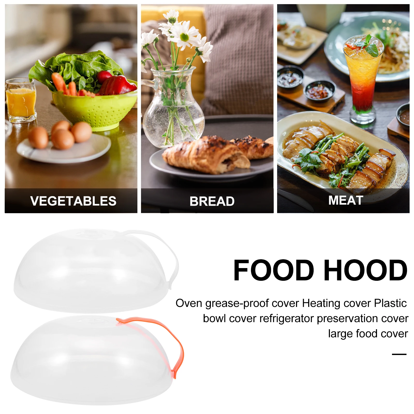 4pcs Microwave Food Covers Heat-Resistant Oil Proof Kitchen Supply Plate Protectors For Burgers Bbq Chicken Steaks Grilled
4pcs Microwave Food Covers Heat-Resistant Oil Proof Kitchen Supply Plate Protectors For Burgers Bbq Chicken Steaks Grilled