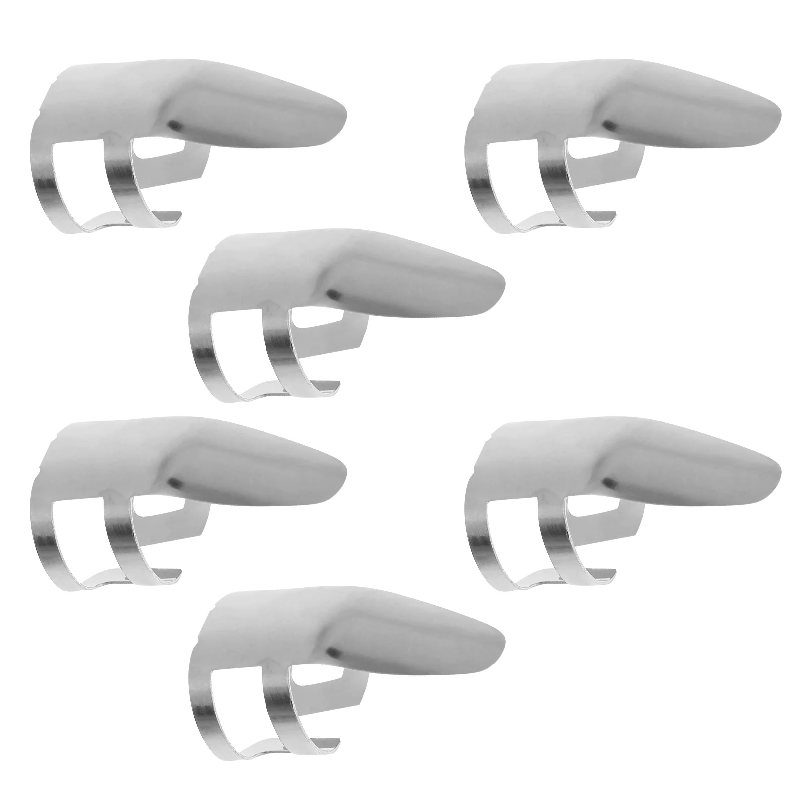 6 Pcs Metal Guitar Steel Bass Finger Picks 32x17cm Stainless Electric Parts Accessories Supply
6 Pcs Metal Guitar Steel Bass Finger Picks 32x17cm Stainless Electric Parts Accessories Supply