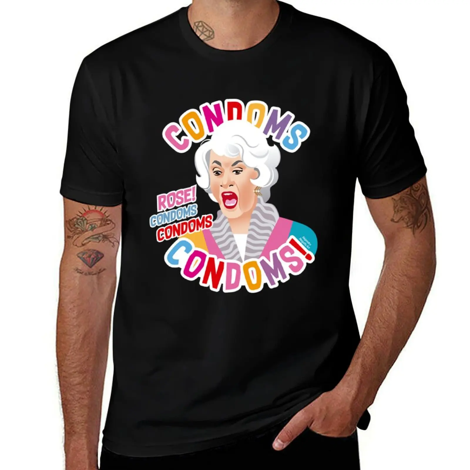 Condoms, Rose! Sticker T-Shirt clothes football t shirt anime shirt graphics mens graphic t-shirts hip hop
Condoms, Rose! Sticker T-Shirt clothes football t shirt anime shirt graphics mens graphic t-shirts hip hop