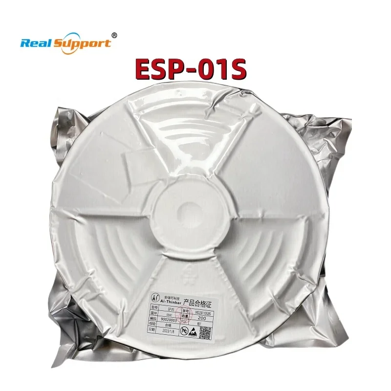 1 катушка/200 шт. оригинальный беспроводной модуль транспондера ESP-01S ESP8266 ESP-01S последовательный WIFI модуль 1 МБ Flash Ai-Thinker
1 катушка/200 шт. оригинальный беспроводной модуль транспондера ESP-01S ESP8266 ESP-01S последовательный WIFI модуль 1 МБ Flash Ai-Thinker