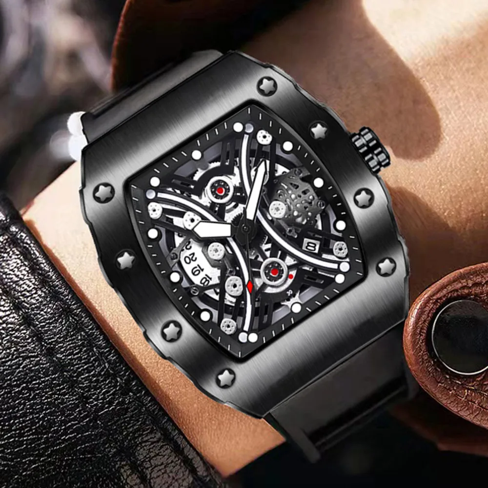 2023 Mens Waterproof Watches Top Brand Big Dial Creative Business Black Quartz Tonneau Luxury Male Wristwatch Homme Montre 2023
2023 Mens Waterproof Watches Top Brand Big Dial Creative Business Black Quartz Tonneau Luxury Male Wristwatch Homme Montre 2023
