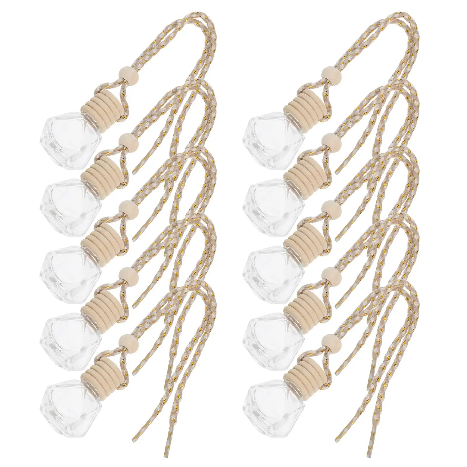 10 Pcs Car Perfume Bottle Air Freshener Luxury Pendant Hanging Decor for Car Interior Accessories Wooden Aromatherapy Vehicle
10 Pcs Car Perfume Bottle Air Freshener Luxury Pendant Hanging Decor for Car Interior Accessories Wooden Aromatherapy Vehicle