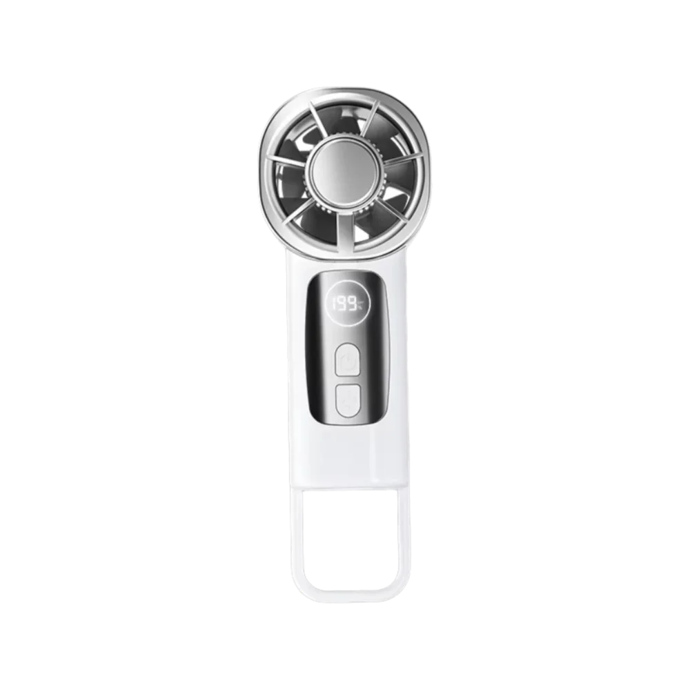 199 Speeds TEC Cooling Handheld Fan USB Charging Digital Display Rechargeable Mini Fan High-speed Long Battery Life
199 Speeds TEC Cooling Handheld Fan USB Charging Digital Display Rechargeable Mini Fan High-speed Long Battery Life