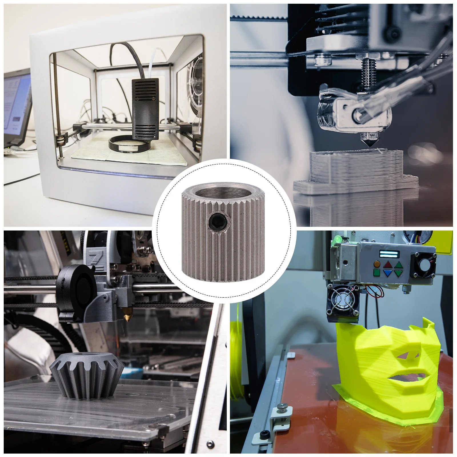 4Pcs 40 Teeth 3D Printer Extrusion Wheel Inner Hole 8mm Durable Rustproof High Quality Ensure Smooth Printing Security
4Pcs 40 Teeth 3D Printer Extrusion Wheel Inner Hole 8mm Durable Rustproof High Quality Ensure Smooth Printing Security