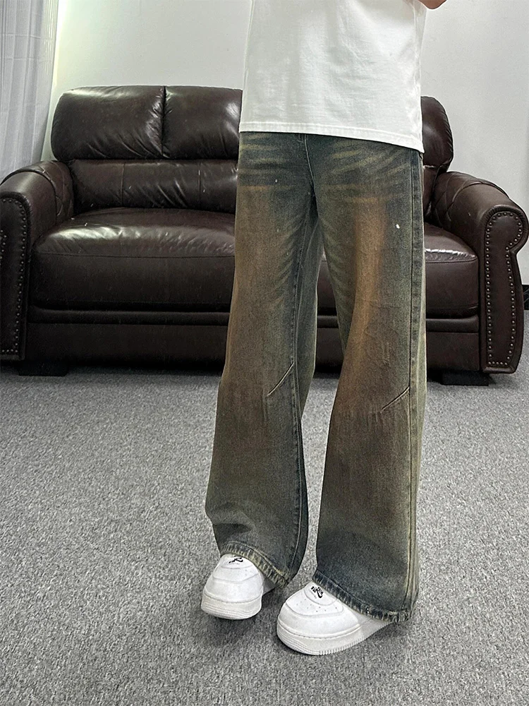 American Retro Waed Straight Leg Jeans Men's High Street Vibe Loose Wide Leg Pants Spring Autumn Wear Resistant Cotton Poly...
American Retro Waed Straight Leg Jeans Men's High Street Vibe Loose Wide Leg Pants Spring Autumn Wear Resistant Cotton Poly...