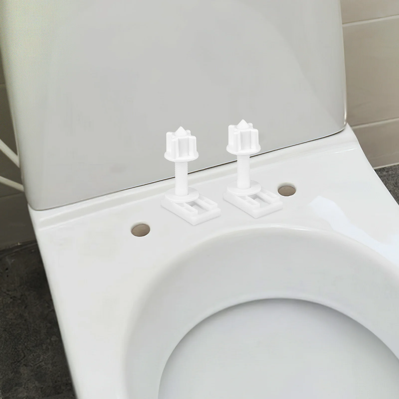 2pcs Toilet Seat Screws Nuts Washers White Plastic Accessories Easy Install DIY Fixing Bowls Hinges Durability
2pcs Toilet Seat Screws Nuts Washers White Plastic Accessories Easy Install DIY Fixing Bowls Hinges Durability