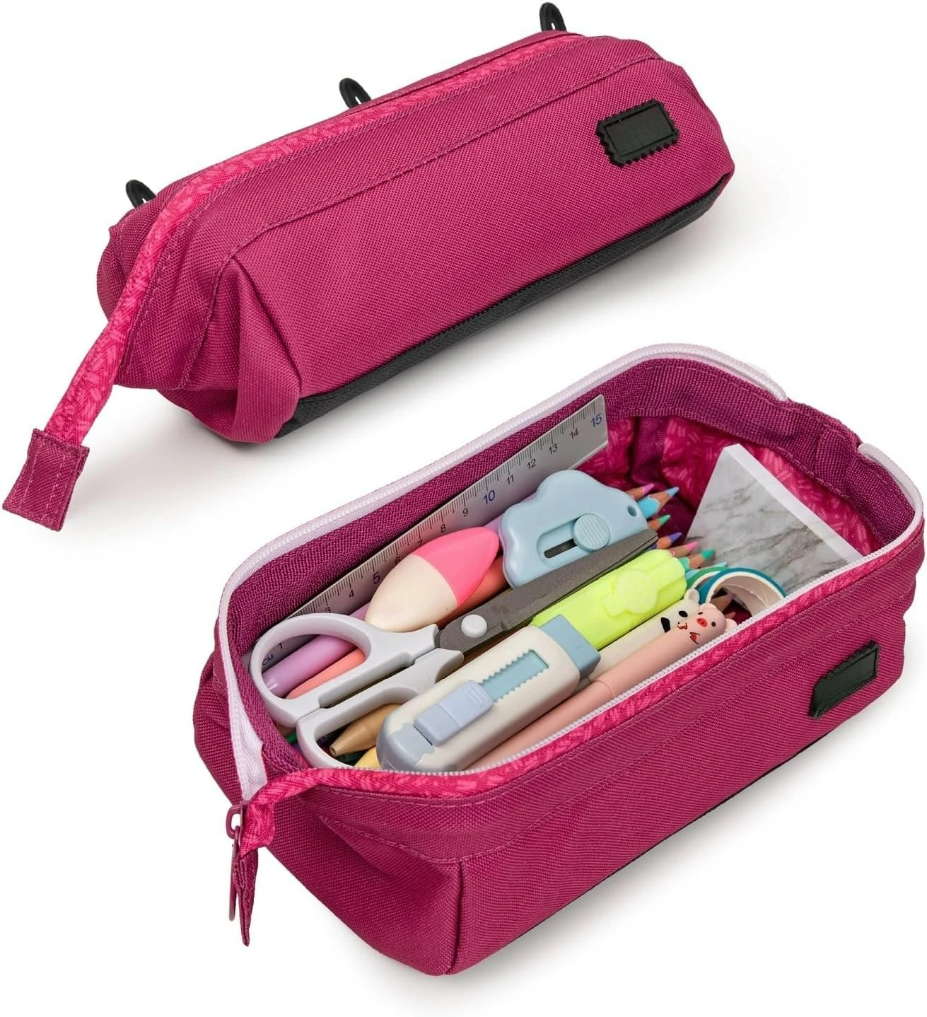 Lenny Pencil Case - Pink - Large Storage Capacity Zipper Pouch, Makeup & Stationery Bag, School-Travel, Washable Polyester, Kids-Teens-Adults
Lenny Pencil Case - Pink - Large Storage Capacity Zipper Pouch, Makeup & Stationery Bag, School-Travel, Washable Polyester, Kids-Teens-Adults