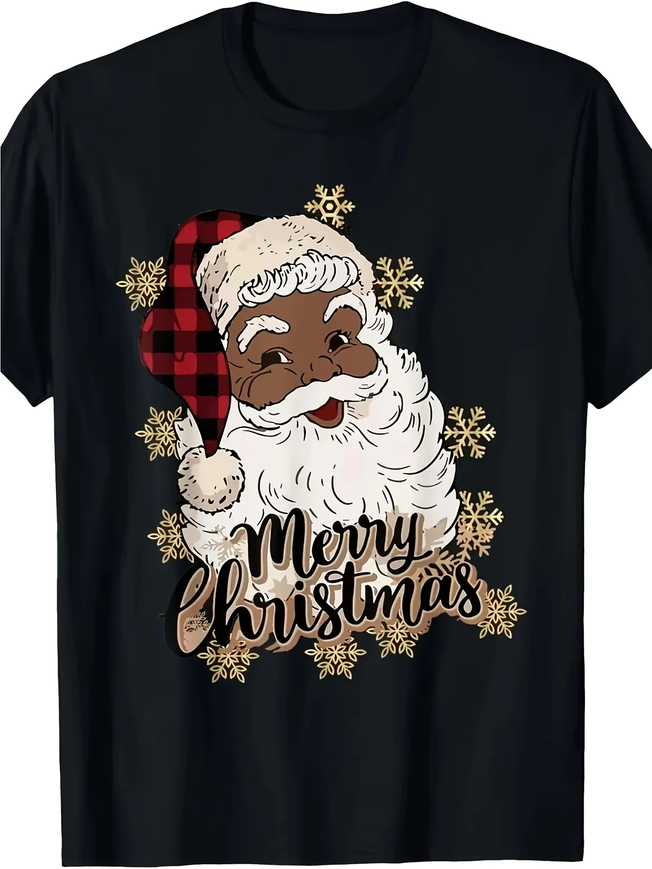 African American Santa Christmas Cotton Unisex T-Shirt
African American Santa Christmas Cotton Unisex T-Shirt