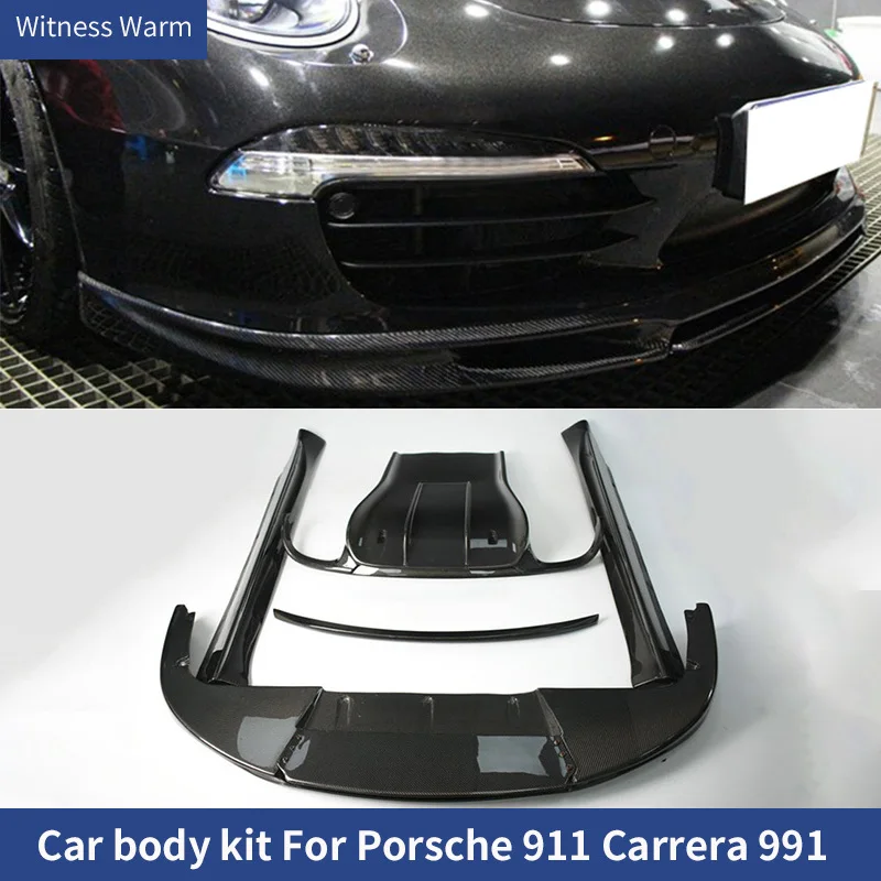 For Porsche 911 Carrera 991 Car body Kit Carbon Fiber Front Rear bumper Lip Splitters diffuser Side Skirts Rear Spoiler 2012-15
For Porsche 911 Carrera 991 Car body Kit Carbon Fiber Front Rear bumper Lip Splitters diffuser Side Skirts Rear Spoiler 2012-15