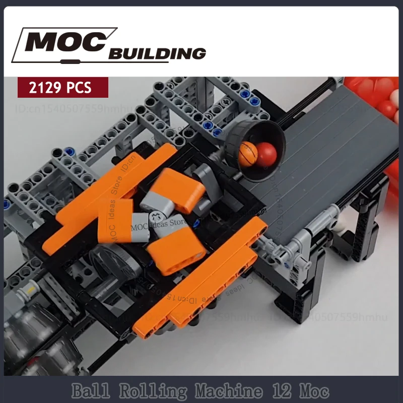 GBC Ball Rolling Machine 12 Moc Building Block Science Educational Creative Science Modle Contraption Children's Xmas Gift Puzzl
GBC Ball Rolling Machine 12 Moc Building Block Science Educational Creative Science Modle Contraption Children's Xmas Gift Puzzl