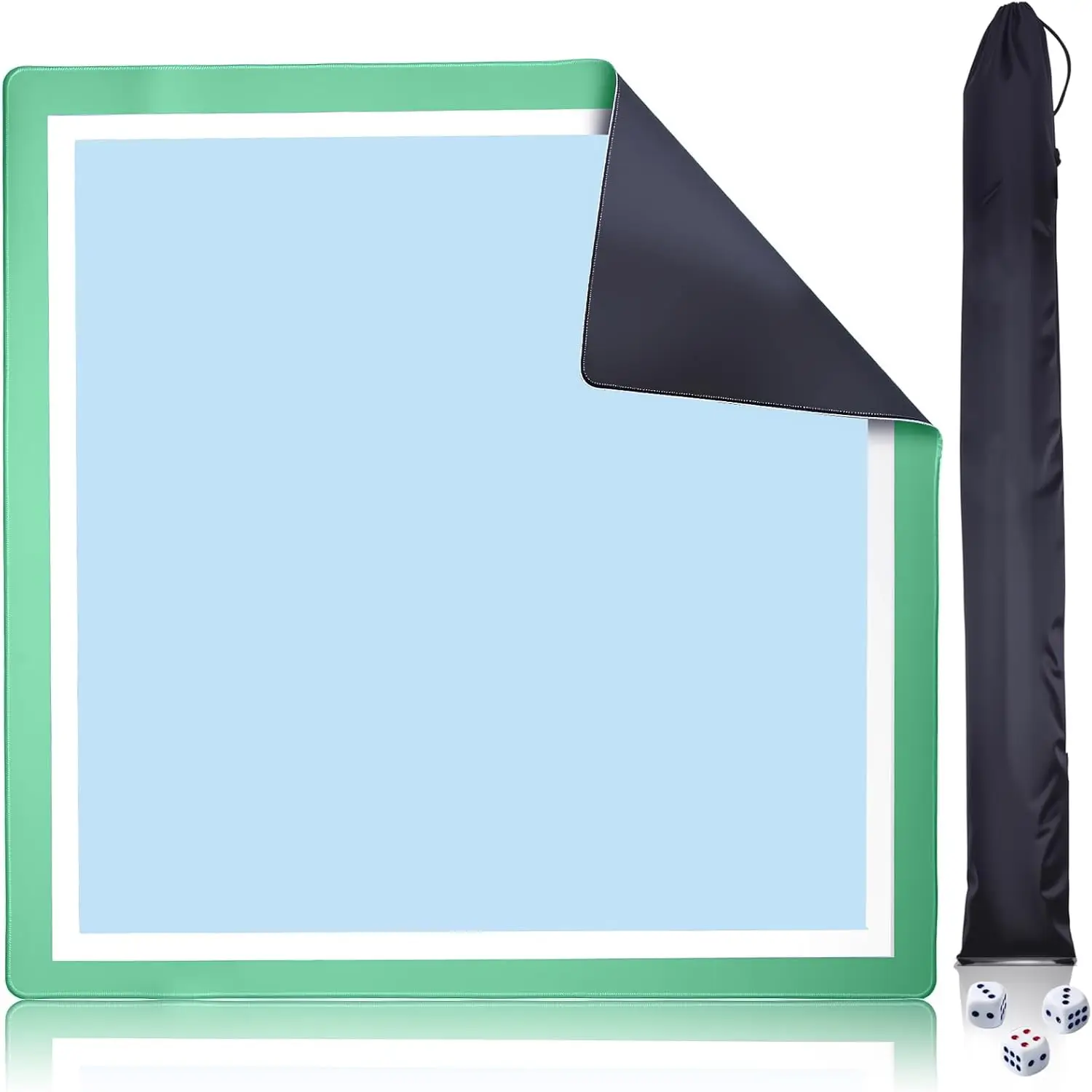 31.5" Thick Neoprene Mahjong Mat, Waterproof, Non-Slip, Noise-Reducing with Storage Bag & 4 Dice
31.5" Thick Neoprene Mahjong Mat, Waterproof, Non-Slip, Noise-Reducing with Storage Bag & 4 Dice