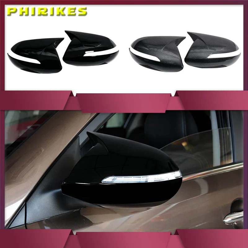 2PCS Car Rearview Side Mirror Cover Wing Cap For Kia Sportage KX5 2011 2012 2013 2014 2015 Glossy Black/Carbon Look Mirror Caps
2PCS Car Rearview Side Mirror Cover Wing Cap For Kia Sportage KX5 2011 2012 2013 2014 2015 Glossy Black/Carbon Look Mirror Caps