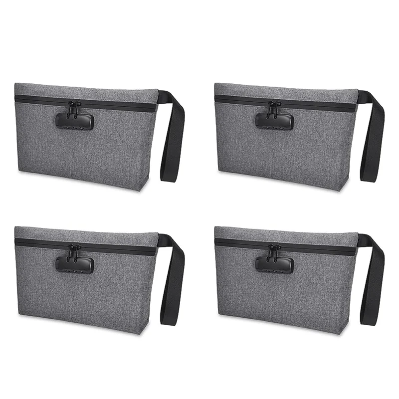 FULL-4X Money Bag With Lock, Lockable Cash Bag, Waterproof Bank Bag With Zipper And Lock For Cash, Cell Phone A
FULL-4X Money Bag With Lock, Lockable Cash Bag, Waterproof Bank Bag With Zipper And Lock For Cash, Cell Phone A