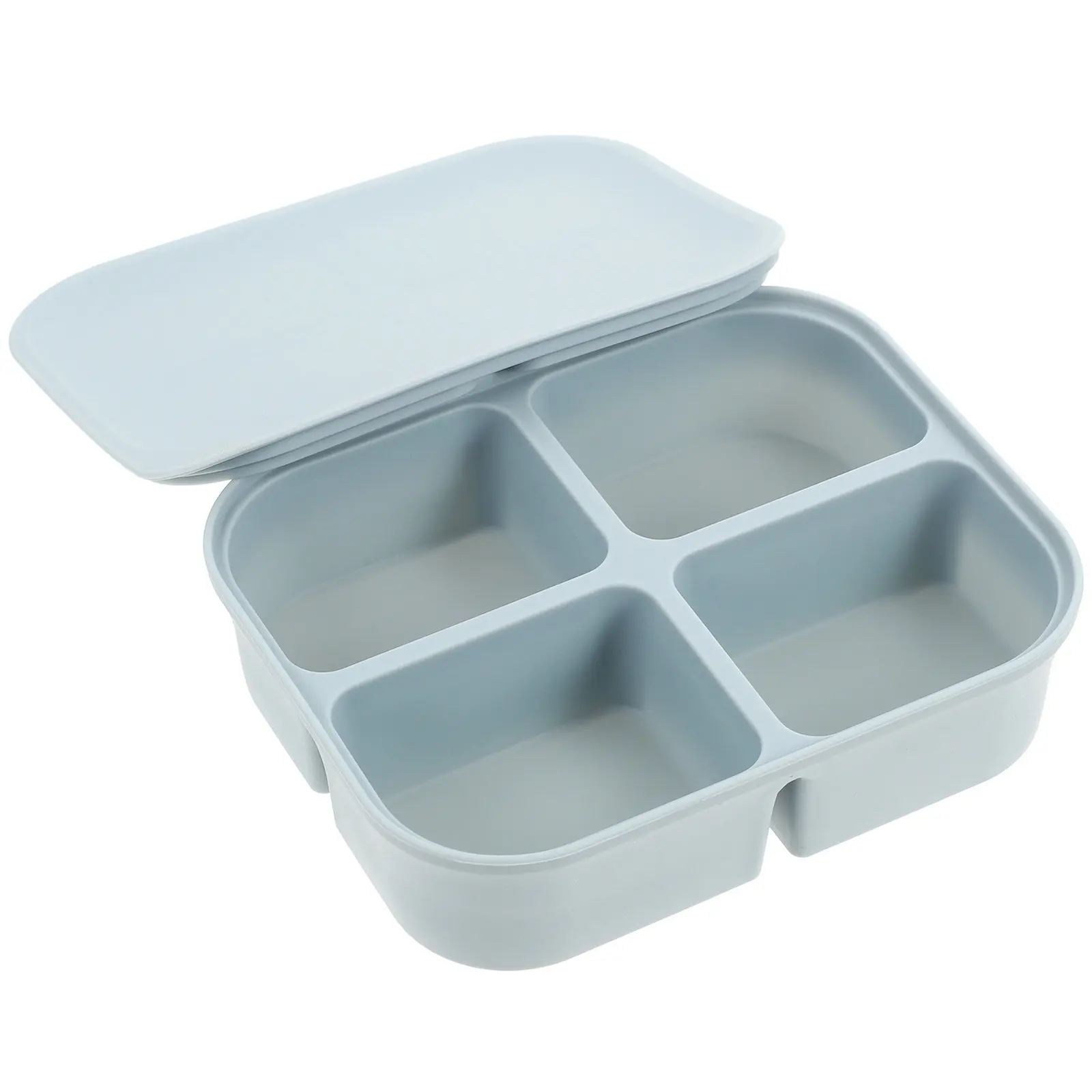 4-Compartment Silicone Freezer Food Container for Baby Snacks Toddler Lunch Bento Box Reusable Meal Prep Storage Box Fresh Color
4-Compartment Silicone Freezer Food Container for Baby Snacks Toddler Lunch Bento Box Reusable Meal Prep Storage Box Fresh Color