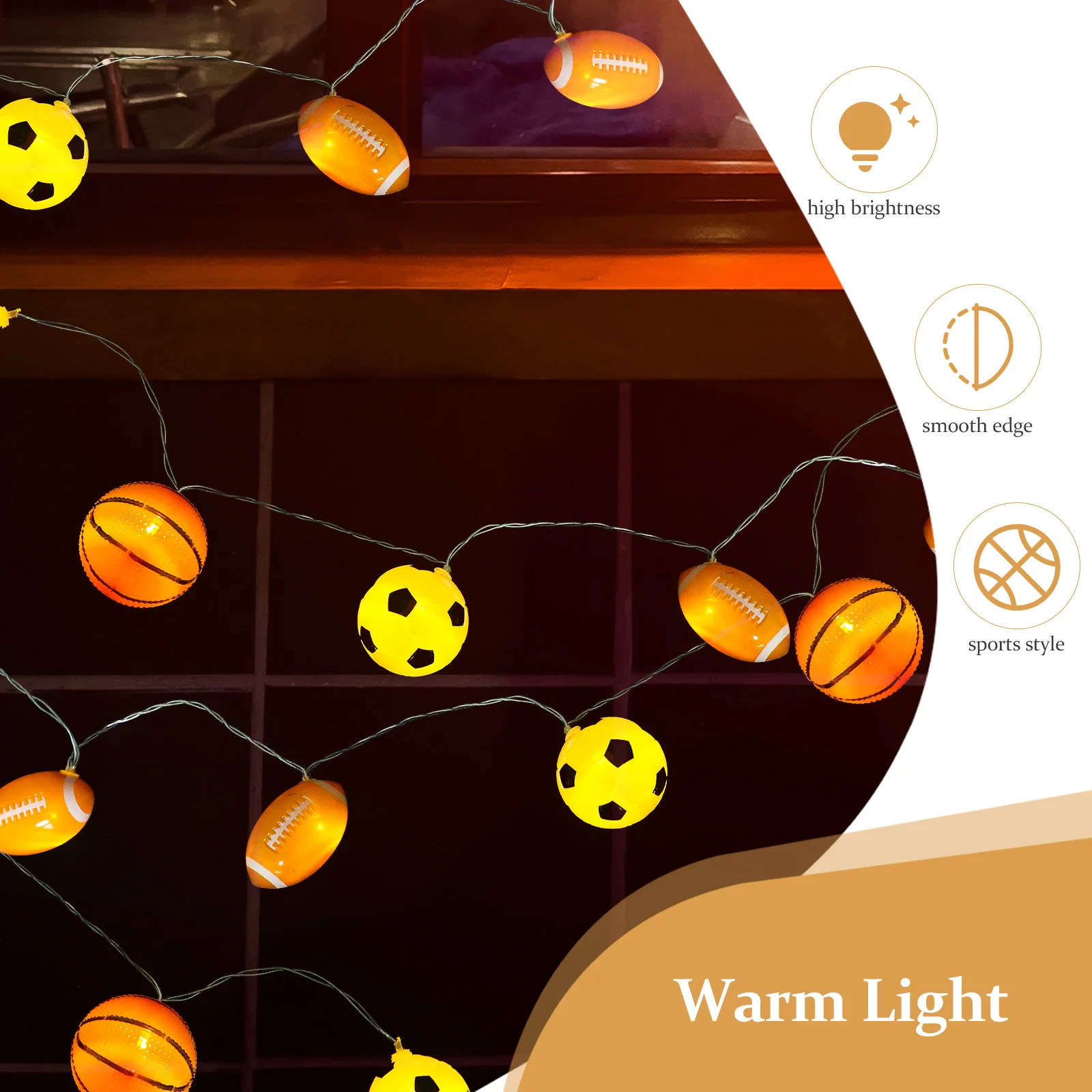 Sports Ball String Lights Led Outdoor Camping Party Decor Hanging Lights For Tent Accessories Home Wedding Festival
Sports Ball String Lights Led Outdoor Camping Party Decor Hanging Lights For Tent Accessories Home Wedding Festival