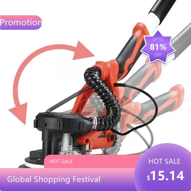 88442.2M/3.2M Drywall Sander 1550W 220V Wall Polishing Grinding Dual LED Light Wall Putty Polishing Machine Wall
88442.2M/3.2M Drywall Sander 1550W 220V Wall Polishing Grinding Dual LED Light Wall Putty Polishing Machine Wall