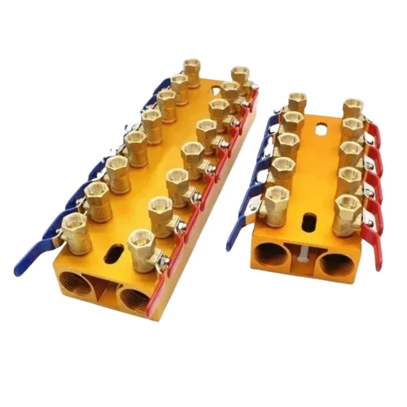 8‑In 8‑Out Hydraulic Brass Manifold – Flow Meter with Handle Valve for Water Regulation
8‑In 8‑Out Hydraulic Brass Manifold – Flow Meter with Handle Valve for Water Regulation