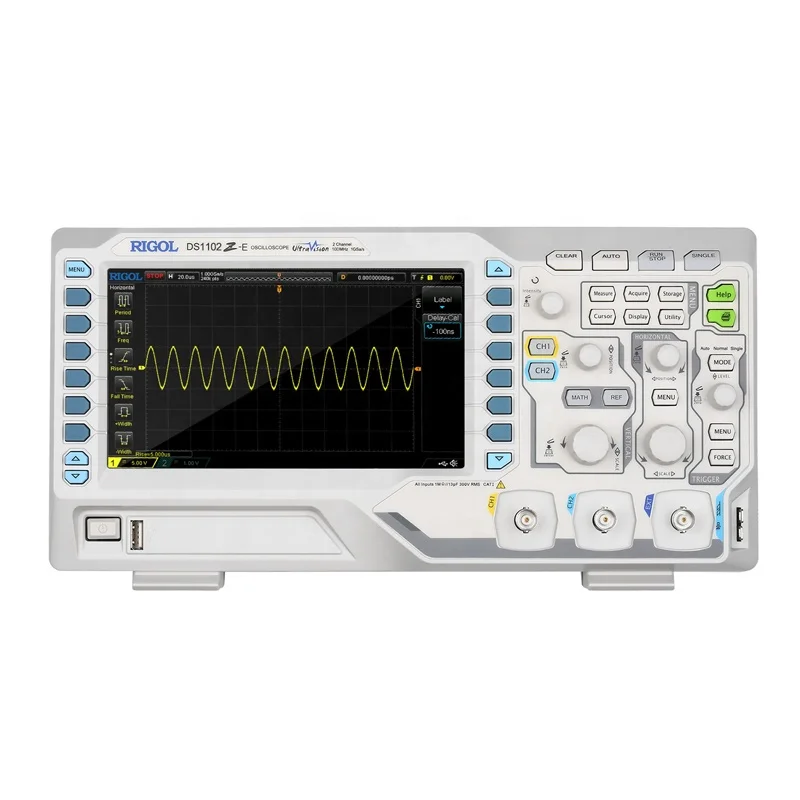 Oscilloscope DS1102Z-E Rigol Digital Dso Dual 2chan 4 Channels Usb 100M 200MHz Owon 1202Z-E
Oscilloscope DS1102Z-E Rigol Digital Dso Dual 2chan 4 Channels Usb 100M 200MHz Owon 1202Z-E
