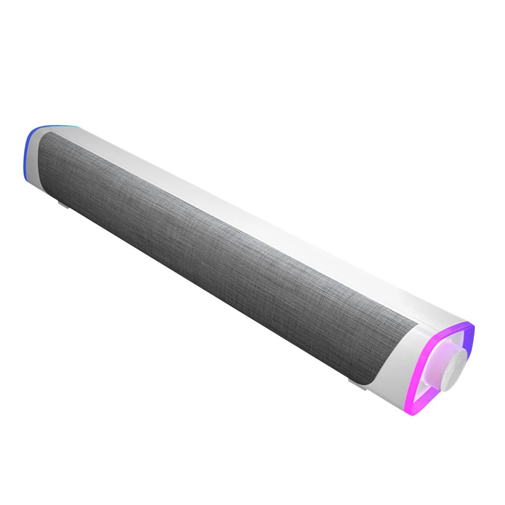 Wired Soundbar Speaker Stereo Audio Computer Tablet Practical Speakers Powerful Sound Effect Dual Horns Design Compact Body Home
Wired Soundbar Speaker Stereo Audio Computer Tablet Practical Speakers Powerful Sound Effect Dual Horns Design Compact Body Home