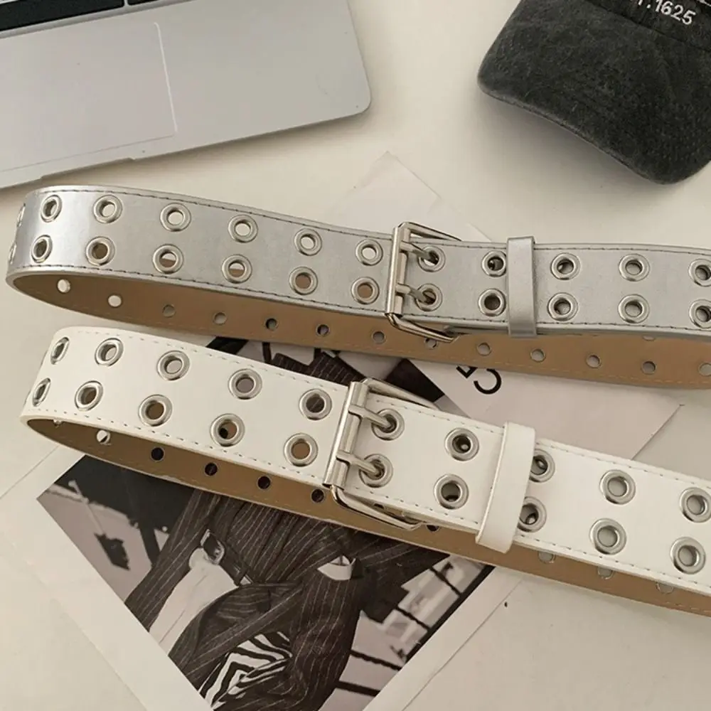 Wide PU Leather Waist Belt Double Grommet Hole Y2k Punk Waistband Korean Style Metal Buckle Trouser Decoration Dress Decoration
Wide PU Leather Waist Belt Double Grommet Hole Y2k Punk Waistband Korean Style Metal Buckle Trouser Decoration Dress Decoration