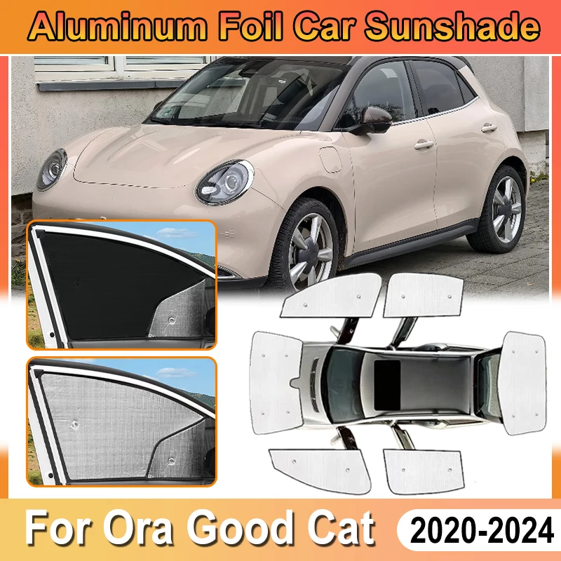 For Ora Good Cat Accessories GWM Ora 03 Funky Cat 2020- 2024 Car Aluminum Foil Windshield SunShade Auto Cover Heat Shield Baffle
For Ora Good Cat Accessories GWM Ora 03 Funky Cat 2020- 2024 Car Aluminum Foil Windshield SunShade Auto Cover Heat Shield Baffle