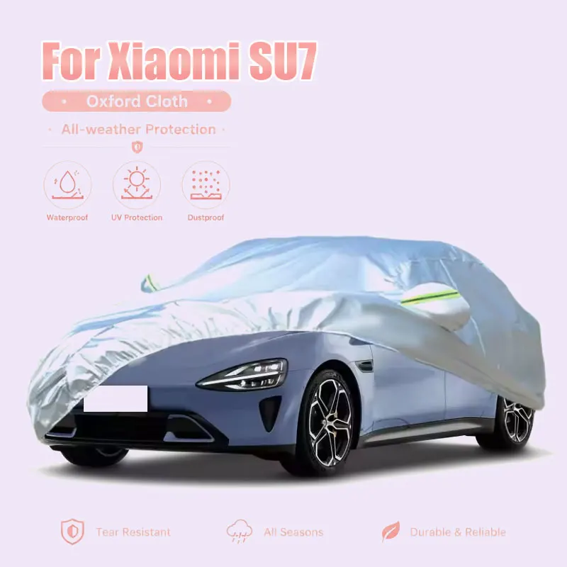 For Xiaomi SU7 Full Car Cover Reflective Strips Waterproof Snowproof Dustproof UV Protection Exterior Accessories
For Xiaomi SU7 Full Car Cover Reflective Strips Waterproof Snowproof Dustproof UV Protection Exterior Accessories