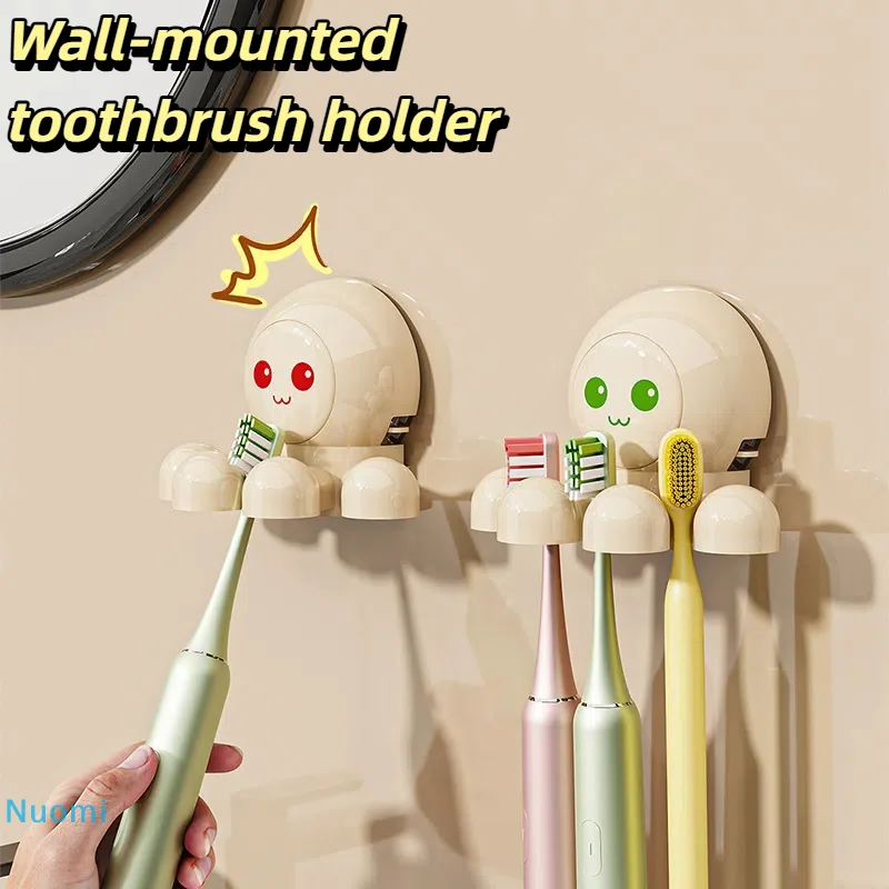 Wall Mounted Toothbrush Holder Self Adhesive No Drilling Toothpaste Razor Storage Rack Toothpaste Dispenser Bathroom Accessories
Wall Mounted Toothbrush Holder Self Adhesive No Drilling Toothpaste Razor Storage Rack Toothpaste Dispenser Bathroom Accessories