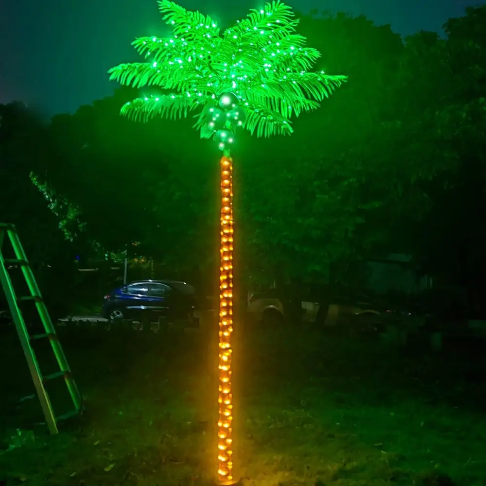 8-Foot 300LED Artificial Palm Tree with Coconuts, Outdoor Patio Pool Tropical Decor, Perfect for Home Parties, Hawaiian Themed E
8-Foot 300LED Artificial Palm Tree with Coconuts, Outdoor Patio Pool Tropical Decor, Perfect for Home Parties, Hawaiian Themed E