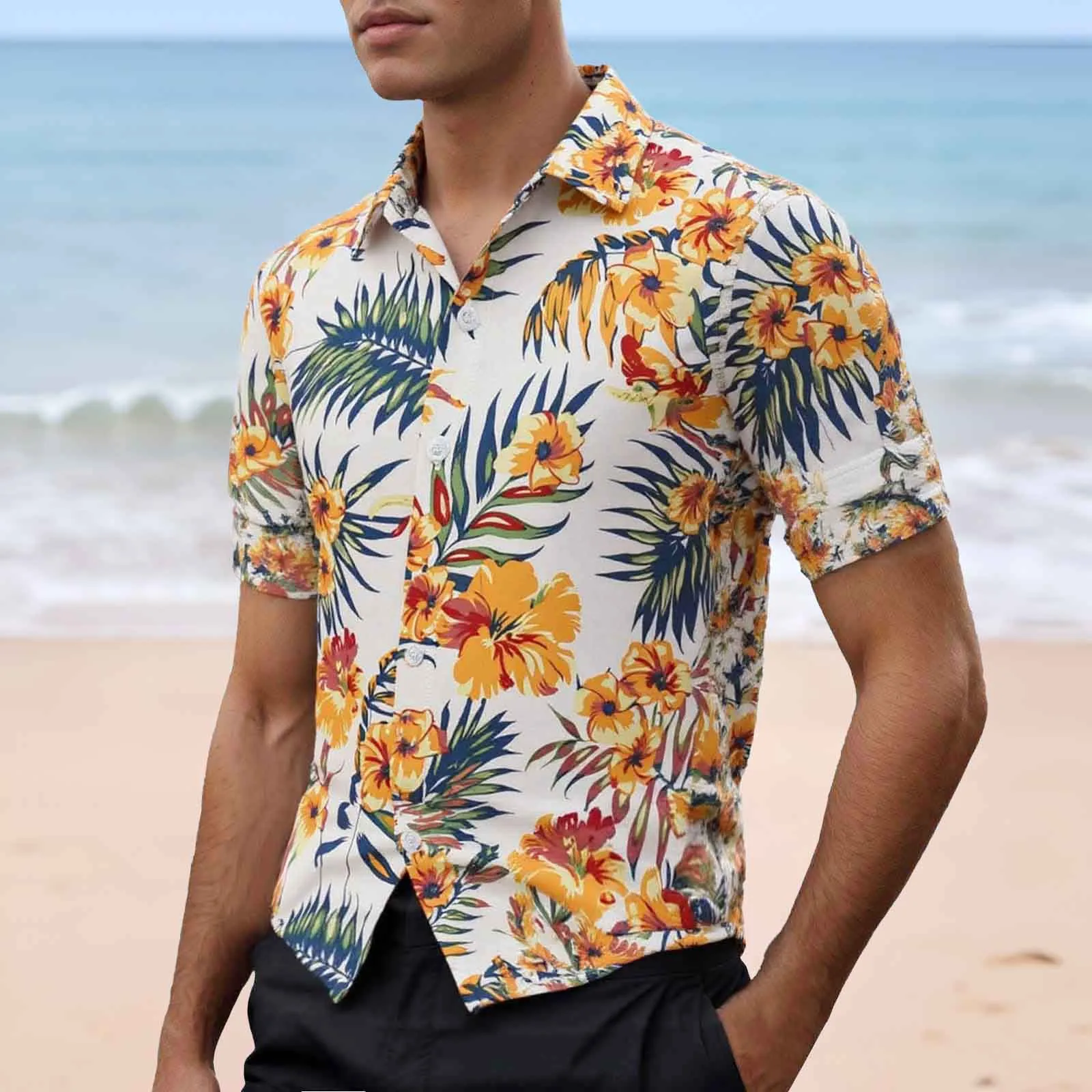 Summer Hawaiian Beach Men's Shirt 3D Printing Casual Clothing Oversized Short Sleeve Shirts for Men Street Fashion Tops 2025
Summer Hawaiian Beach Men's Shirt 3D Printing Casual Clothing Oversized Short Sleeve Shirts for Men Street Fashion Tops 2025