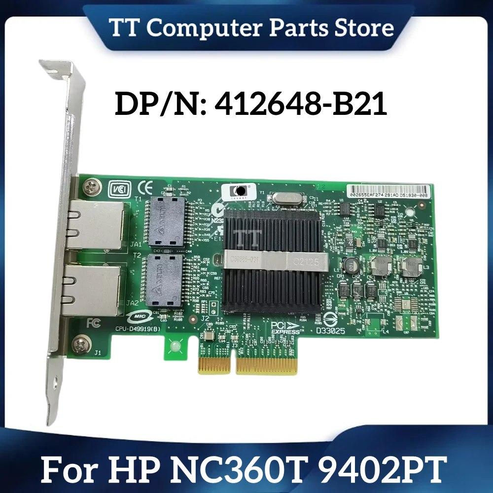 Сетевой адаптер TT для HP NC360T 9402PT 412648-B21 412651-001 412646-001, быстрая доставка
Сетевой адаптер TT для HP NC360T 9402PT 412648-B21 412651-001 412646-001, быстрая доставка