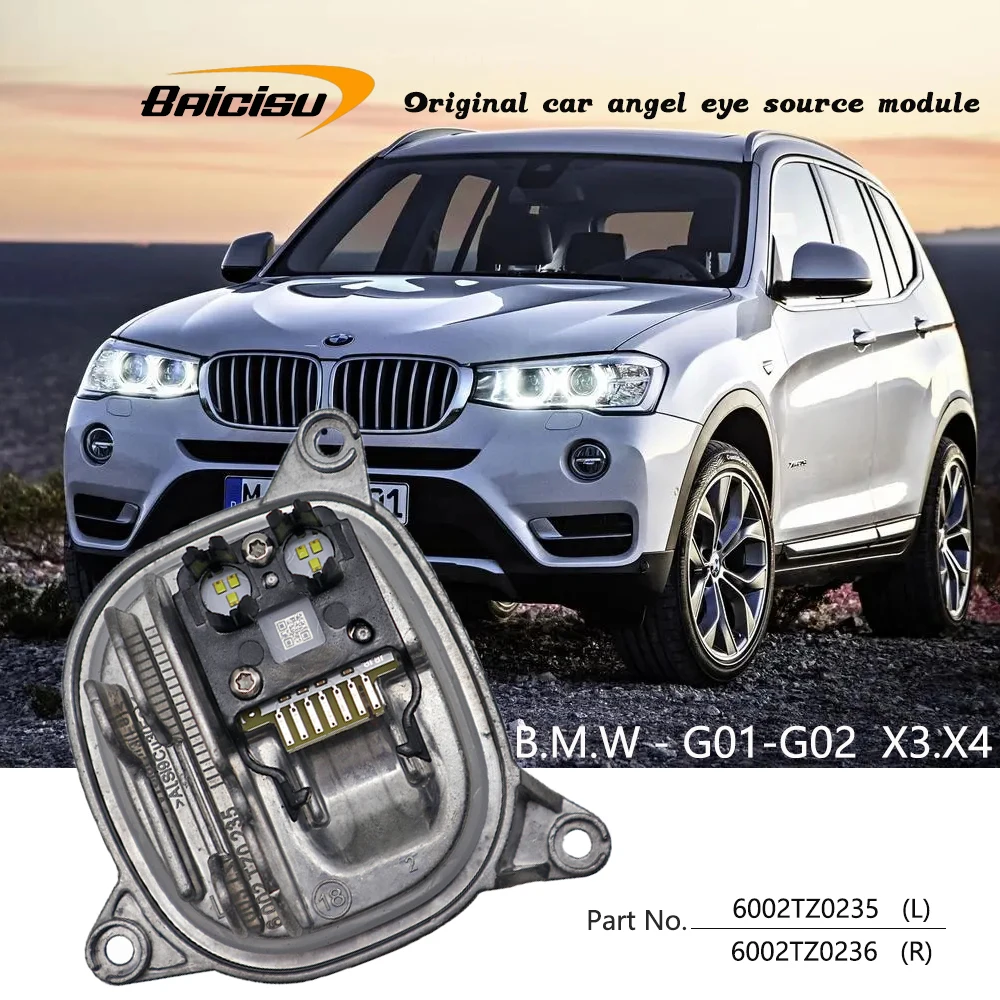 2016-2019 для BMW X3 G01 G02 G08 X4 светодиодная фара DRL источник света 63117466107-6108 светодиодный модуль левый и правый 6002TZ0235-0236
2016-2019 для BMW X3 G01 G02 G08 X4 светодиодная фара DRL источник света 63117466107-6108 светодиодный модуль левый и правый 6002TZ0235-0236