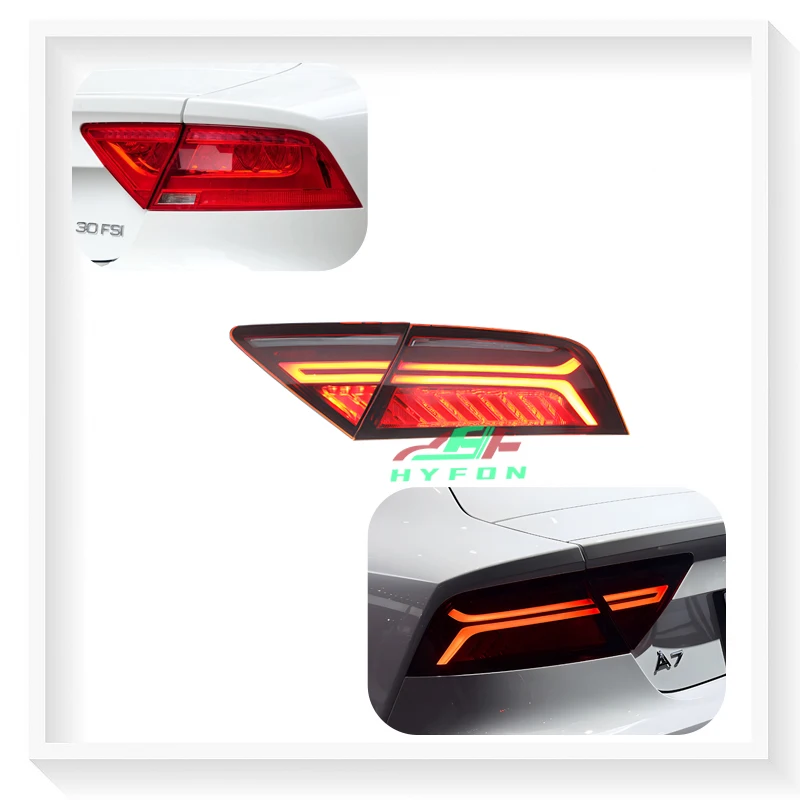For Audi A7 S7 2011-2018 Upgrade RS7 Style Full LED Rear Tail Light Reverse Light Streaming Turn Signal Plug and Play
For Audi A7 S7 2011-2018 Upgrade RS7 Style Full LED Rear Tail Light Reverse Light Streaming Turn Signal Plug and Play