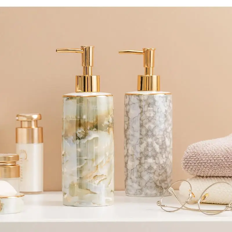 Ceramic Hand Sanitizer Bottle Nordic Pressing High-End Bathroom Lotion Shampoo Shower Gel Storage
Ceramic Hand Sanitizer Bottle Nordic Pressing High-End Bathroom Lotion Shampoo Shower Gel Storage