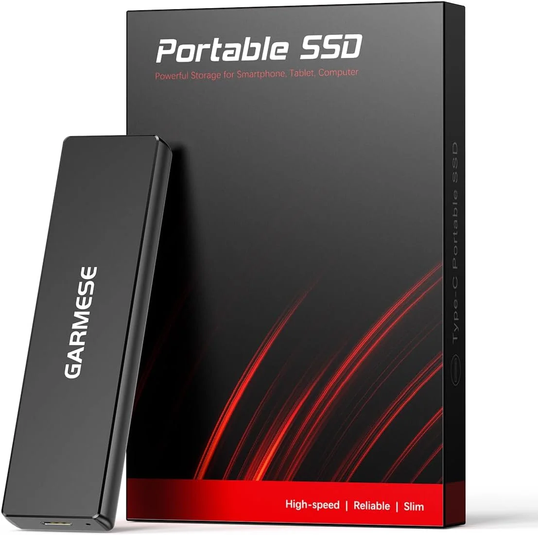 1TB Portable SSD with 1000MB/s Speed, USB-C Compatible for PC, Mac, Gaming & Video Editing
1TB Portable SSD with 1000MB/s Speed, USB-C Compatible for PC, Mac, Gaming & Video Editing