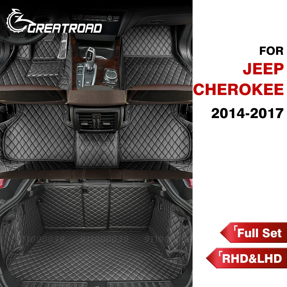 Автомобильные коврики и коврики для багажника для Jeep Cherokee 2014 2015 2016 2017
Автомобильные коврики и коврики для багажника для Jeep Cherokee 2014 2015 2016 2017