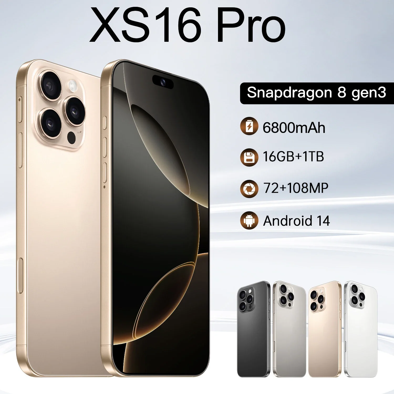 New XS16 Pro HOT 2026 Hot High Quality 7.3inch Global Edition Smart Dual Card 6800mAh Battery Facial Recognition Function
New XS16 Pro HOT 2026 Hot High Quality 7.3inch Global Edition Smart Dual Card 6800mAh Battery Facial Recognition Function
