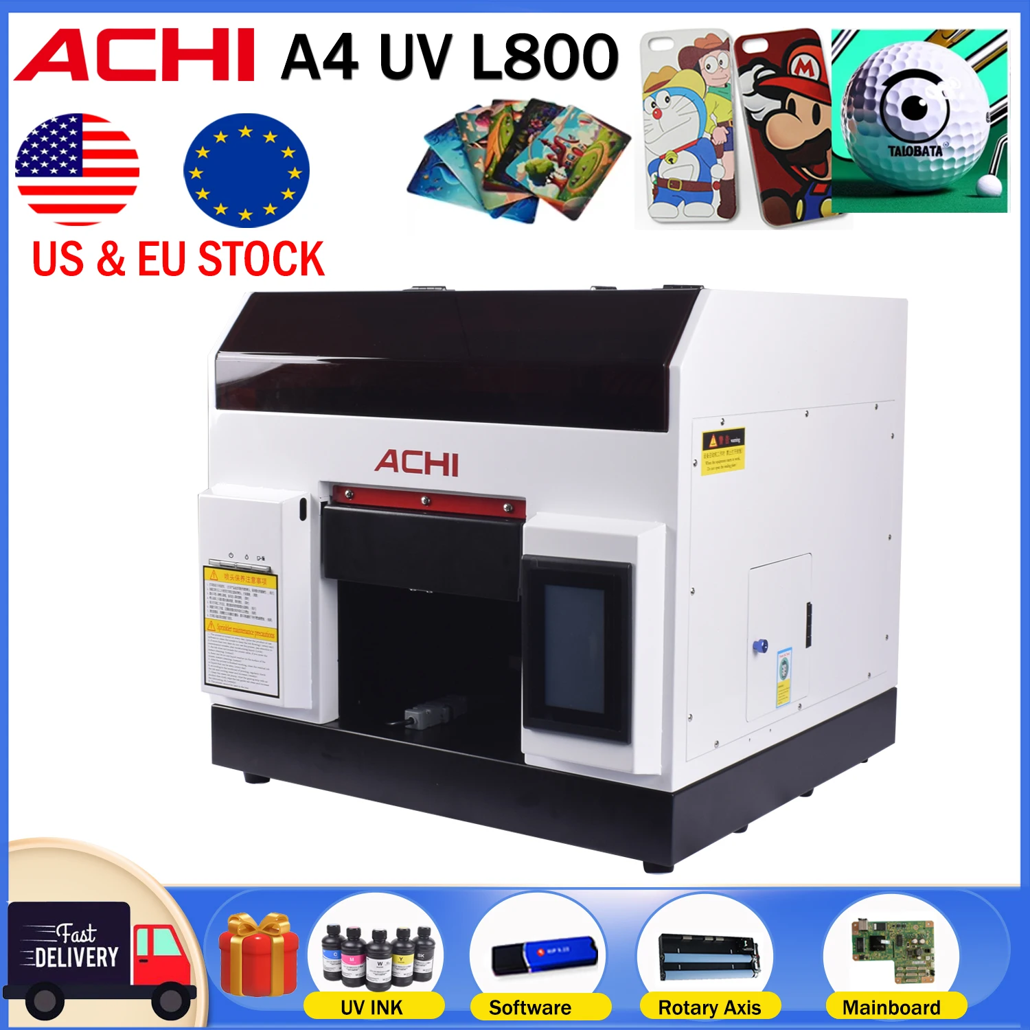 UV Printer A4 Flatbed LED Digital UV Printing for For Phone Case Metal Acrylic Bottle Cylinder Glass Wood US STOCK EU STOCK
UV Printer A4 Flatbed LED Digital UV Printing for For Phone Case Metal Acrylic Bottle Cylinder Glass Wood US STOCK EU STOCK