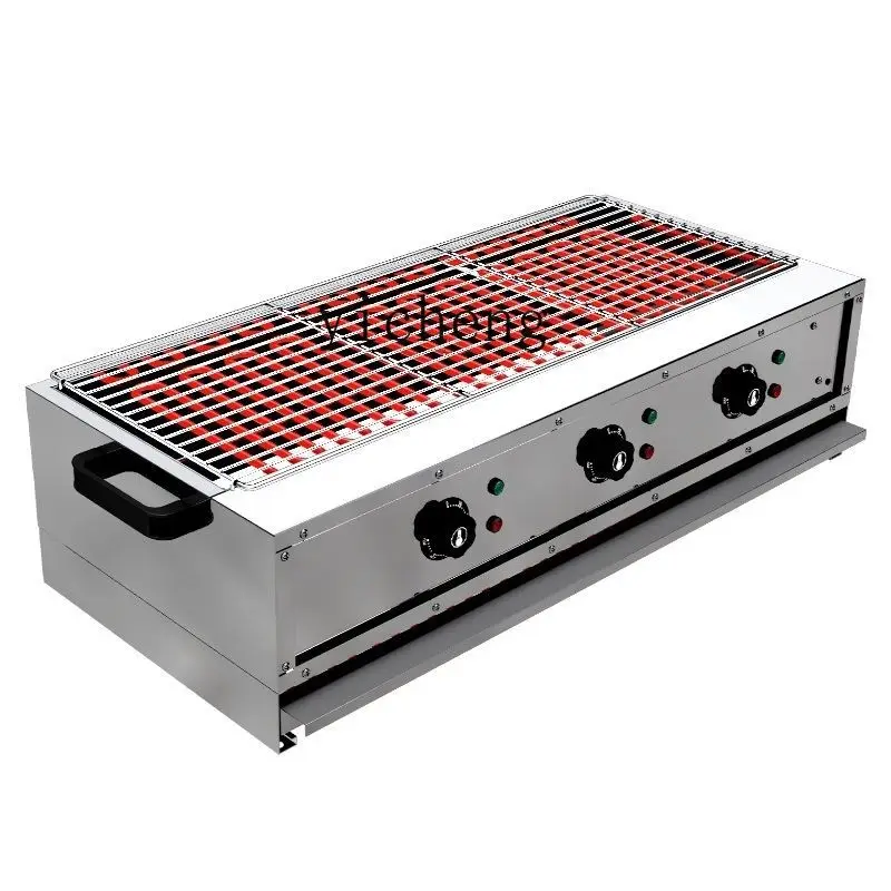 ZC Smokeless Black Gold Electric Barbecue Oven Commercial Electric Stainless Steel Commercial Multi-Function Barbecue Oven
ZC Smokeless Black Gold Electric Barbecue Oven Commercial Electric Stainless Steel Commercial Multi-Function Barbecue Oven