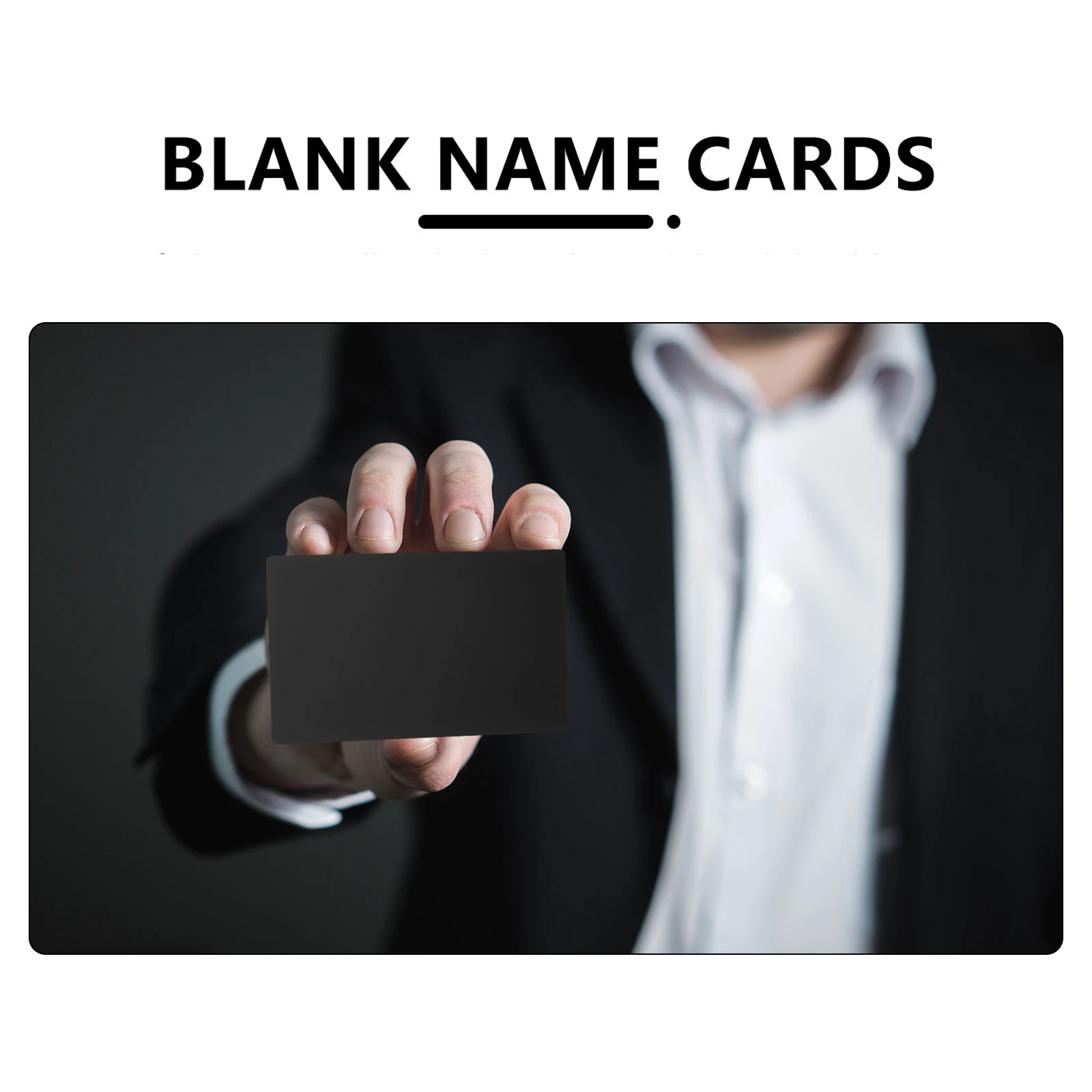 50 Pcs Business Cards Metal Aluminum Marking Machine Blanks Name Black Paper for Printer
50 Pcs Business Cards Metal Aluminum Marking Machine Blanks Name Black Paper for Printer