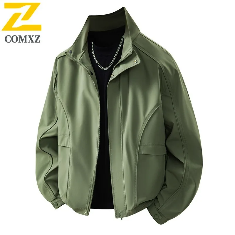 COMXZ New Jacket 2025 Fashion Men Stand Collar Workwear Windproof Coat Loose Travel Versatile Casual Plus Size Spring Autumn Top
COMXZ New Jacket 2025 Fashion Men Stand Collar Workwear Windproof Coat Loose Travel Versatile Casual Plus Size Spring Autumn Top