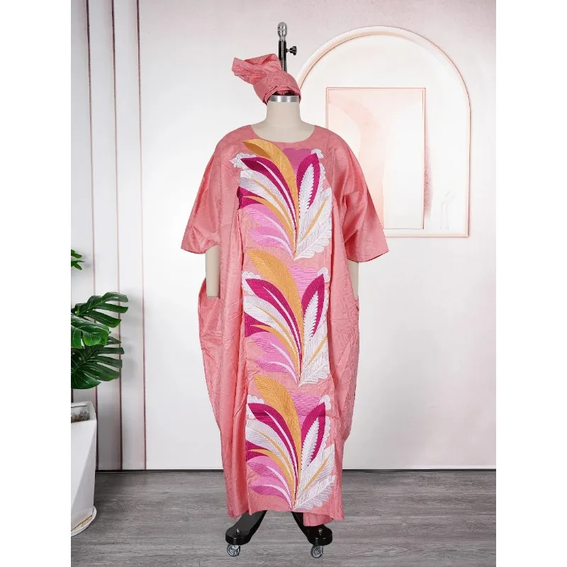 African Attire For Women Abaya Embroidery Plus Size Elegant Party Church Dress
African Attire For Women Abaya Embroidery Plus Size Elegant Party Church Dress