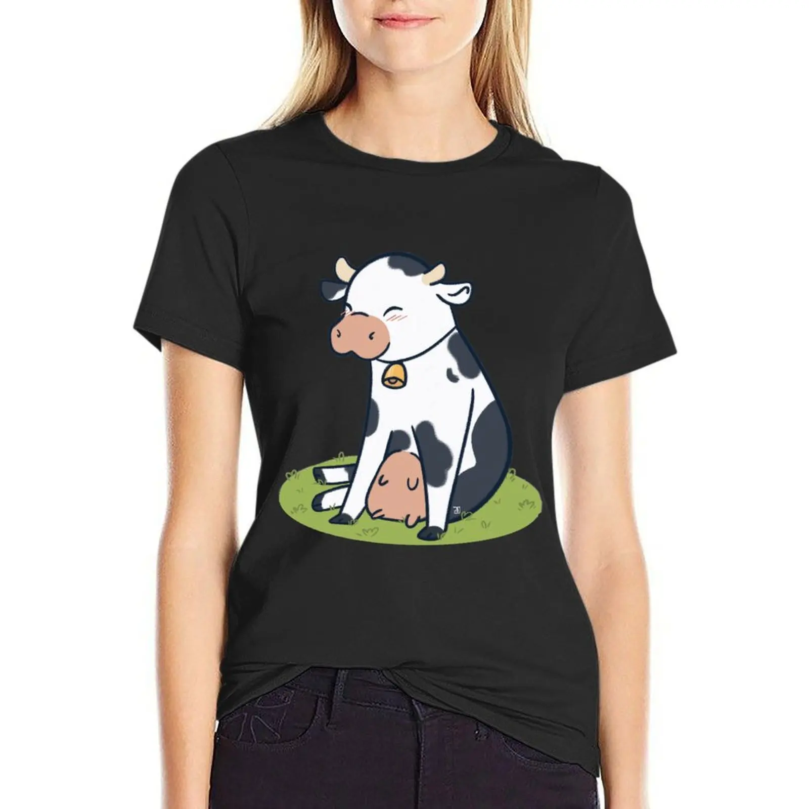 Cute cow T-Shirt oversized summer tops plain anime clothes workout shirts for Women
Cute cow T-Shirt oversized summer tops plain anime clothes workout shirts for Women