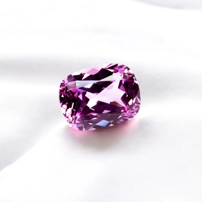 Sapphire Cushion Cut Pink Color Lab Grown Gemstone Rectangle Shape for DIY Advanced Jewelry Making Materials with Certificate
Sapphire Cushion Cut Pink Color Lab Grown Gemstone Rectangle Shape for DIY Advanced Jewelry Making Materials with Certificate