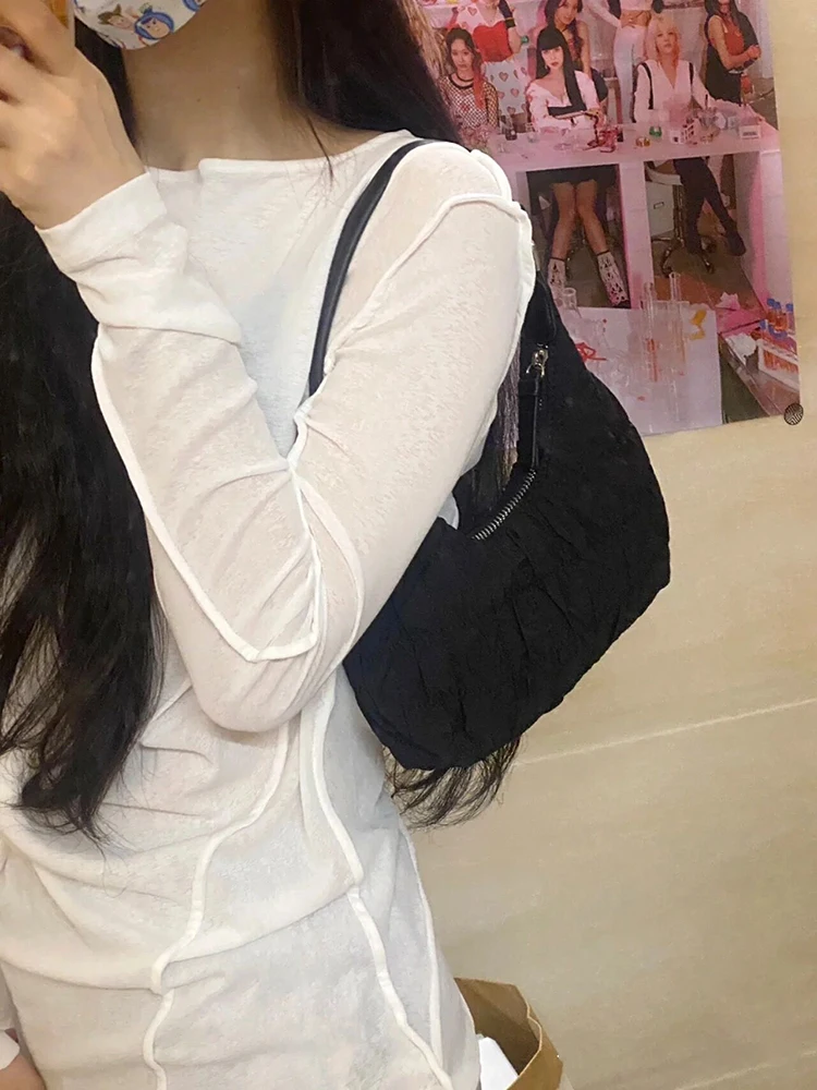 Faionable Cloud Folded Dumpling Underarm Bag Cr Puff Handbag Autumn Sli Cloth Bag Single oulder Bag Youth Leisure
Faionable Cloud Folded Dumpling Underarm Bag Cr Puff Handbag Autumn Sli Cloth Bag Single oulder Bag Youth Leisure