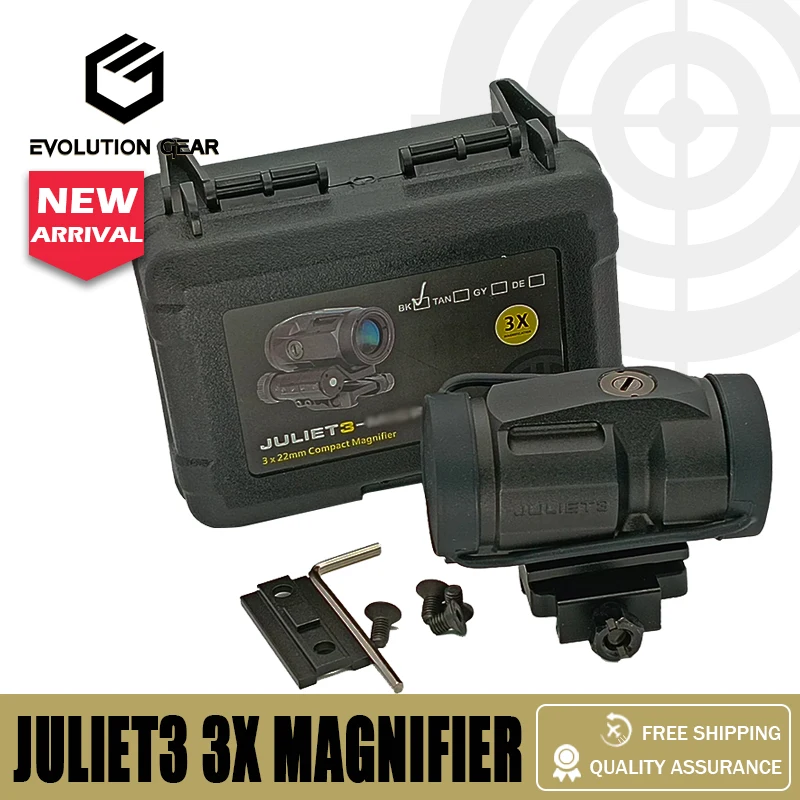 JULIET3 3X Magnifier Sight with Basic QD Absolute Co-Witness Lower Third Mount Original Markings for Rifle
JULIET3 3X Magnifier Sight with Basic QD Absolute Co-Witness Lower Third Mount Original Markings for Rifle