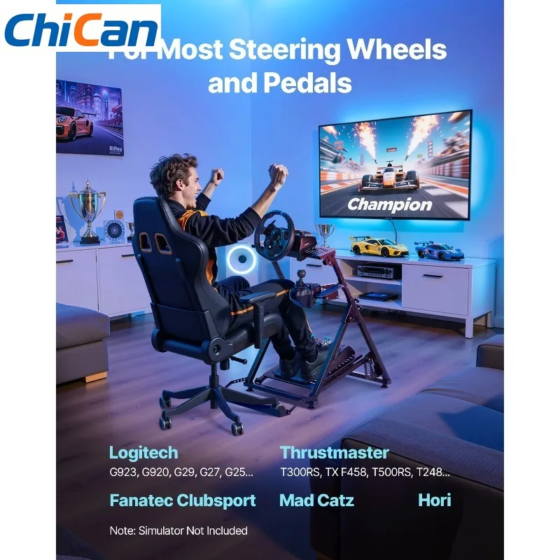 【Hot】 Racing Wheel Stand Adjustable Simulator Stand For Thrustmaster T300RS TX F458 T500RS T3PA-PRO(F1 /GT) Gaming Cockpit
【Hot】 Racing Wheel Stand Adjustable Simulator Stand For Thrustmaster T300RS TX F458 T500RS T3PA-PRO(F1 /GT) Gaming Cockpit