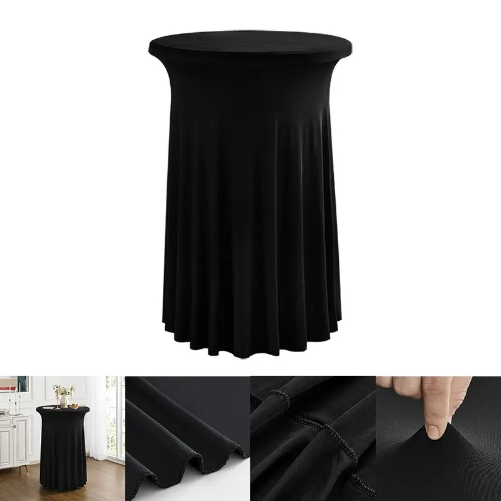 Round Elastic Tablecloth Skirt Edge Commercial Conference Cocktail Bar Table Cover Hotel Wedding Party Skirt Elastic Table Cloth
Round Elastic Tablecloth Skirt Edge Commercial Conference Cocktail Bar Table Cover Hotel Wedding Party Skirt Elastic Table Cloth