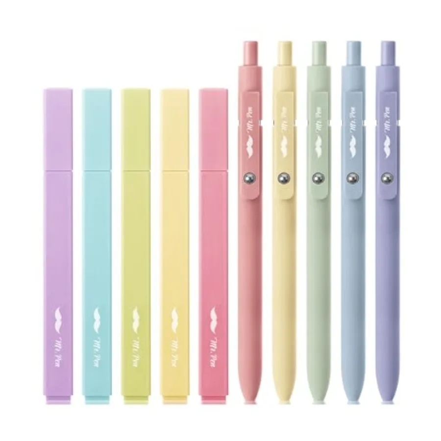 Aesthetic Highlighters and Gel Pens,,Assorted Colors Bible Highlighters No Bleed, Black Ink Gel Pens, Fast Dry and No Smear for
Aesthetic Highlighters and Gel Pens,,Assorted Colors Bible Highlighters No Bleed, Black Ink Gel Pens, Fast Dry and No Smear for